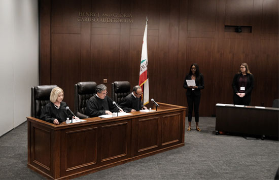 Experiential Learning at the Pepperdine Caruso Law Dalsimer Moot Court event