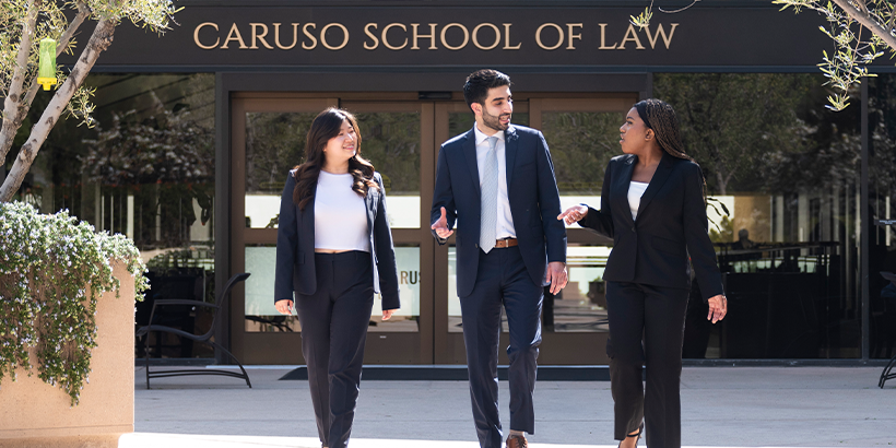 Law students at Pepperdine Caruso School of Law