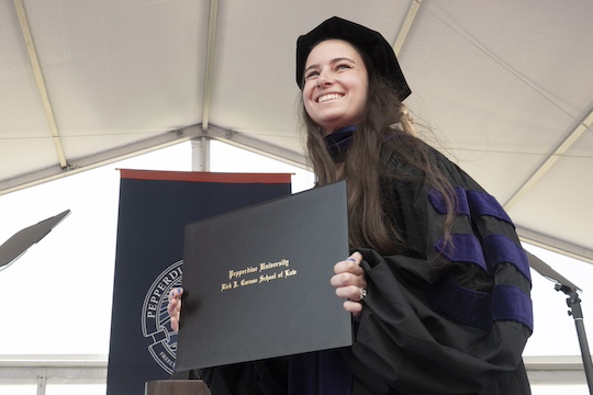 pepperdine law student graduation