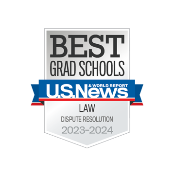 US News Best Grad Schools badge for Dispute Resolution