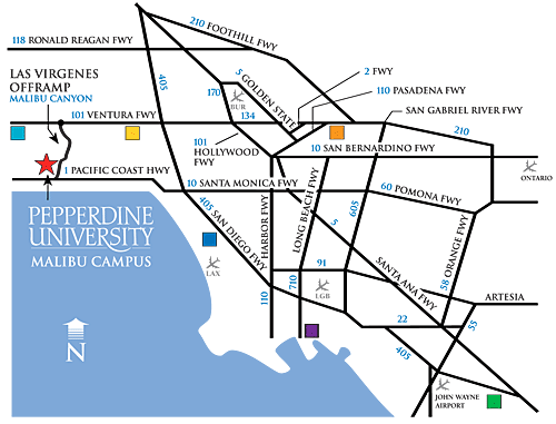 Malibu area map