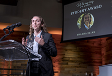 Law student Shayna Elian receives Belonging Award
