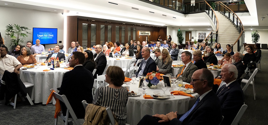 Pepperdine Caruso Law Legal Aid Clinic celebration attendees