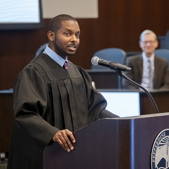 Judge Leon Dixson Pepperdine Caruso Law alumnus