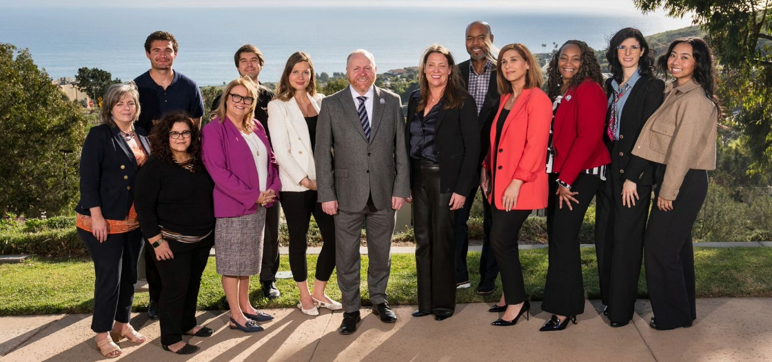 Straus Staff Group Photo in Malibu 
