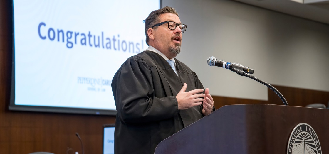 Judge Ryan J. Wright bar swearing-in