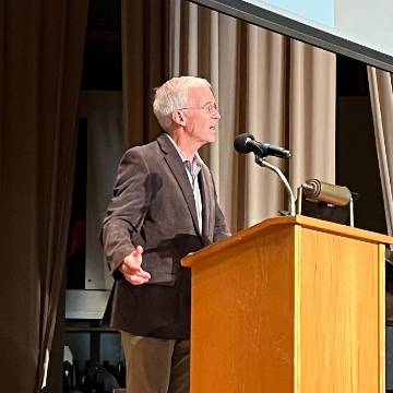 Bob Corchran at CLS prayer breakfast