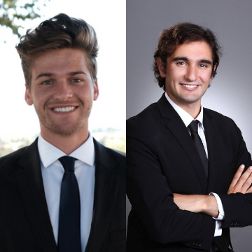 Photo of Brandon Posivak and Patrick Babajanian