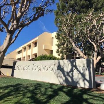 Caruso Law monument sign