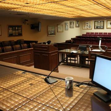 CSOL trial courtroom