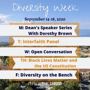 Diversity Week 2020 schedule