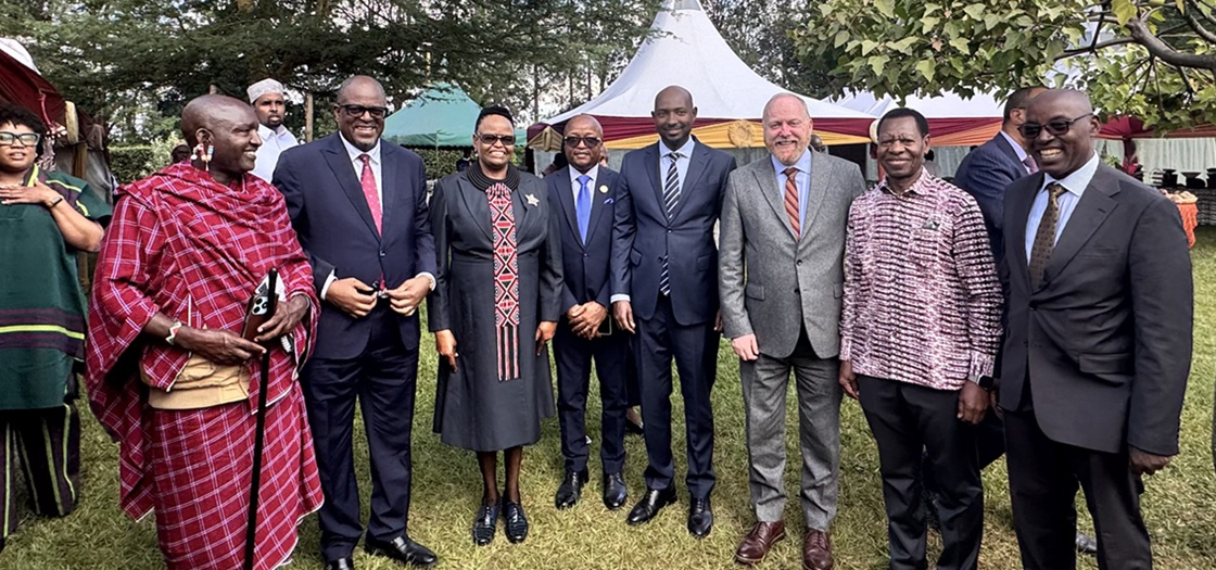 David Dowling with African chief justices 2026