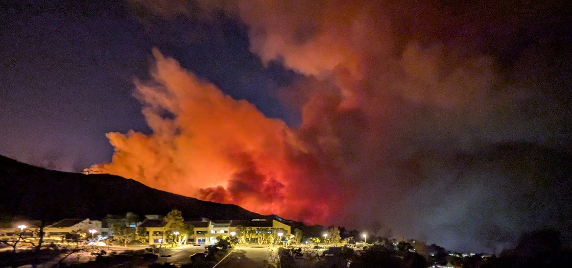 Franklin Fire at Pepperdine