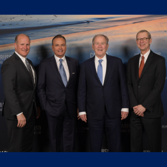Pepperdine Caruso School of Law Hosts Annual Gala Dinner Featuring President George W. Bush and Rick J. Caruso