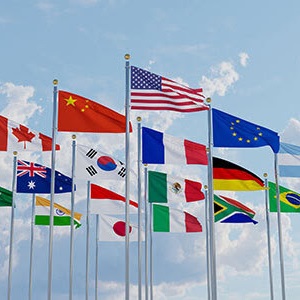 International flags