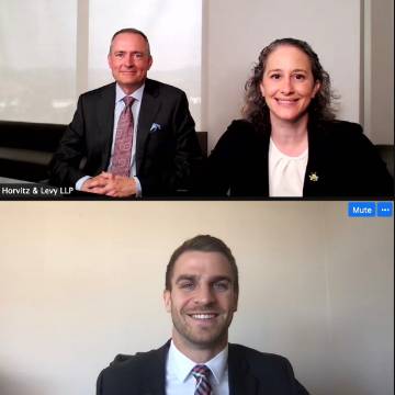 Kelly Shea Delvac and Gage Eller during remote argument