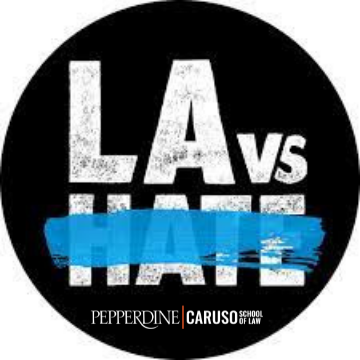 LA against hate graphic