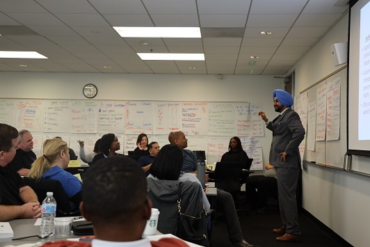 Professor Singh and LAPD whiteboard