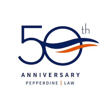 Pepperdine Law 50th Anniversary Logo
