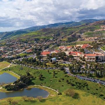 Pepperdine campus aerial photo