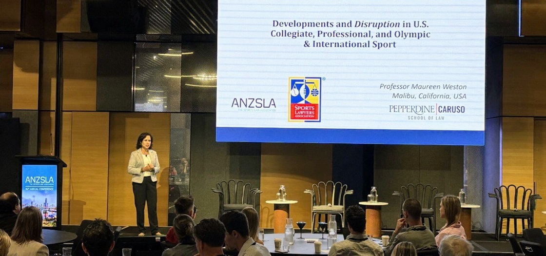 Maureen Weston at ANZSLA conference