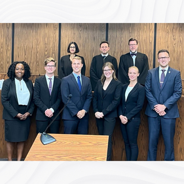 Middle Temple moot court participants