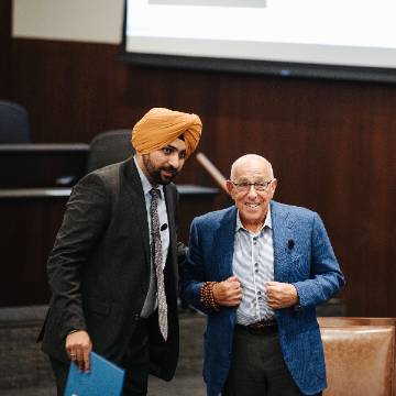 Professor Singh and Judge Weinstein